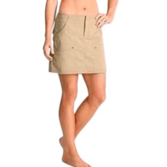 ATHLETA Sonora Skort In Khaki Size 8 - Picture 1 of 3
